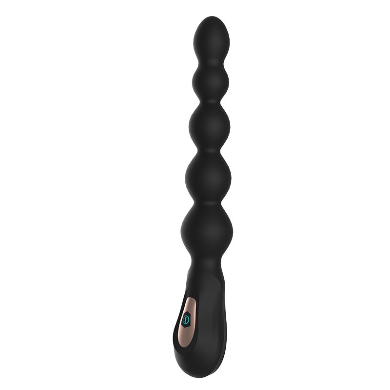 2023 New Soft Silicone Wholesale Cheap Tpe Women/men Adult Sex Toy Anal Sex Butt Plug Black Beads