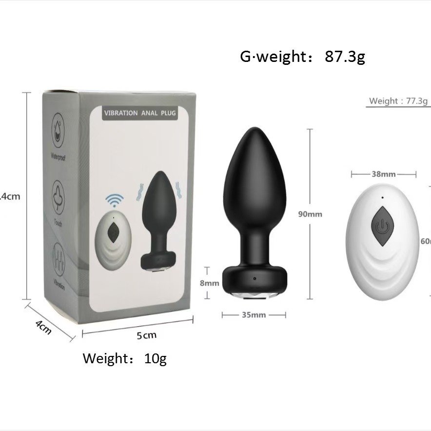 anal plug Wireless Control Anal Vibrator Butt Plug Prostate Massager Stimulator Female Masturbator Adult Sex Toy for Women Gay