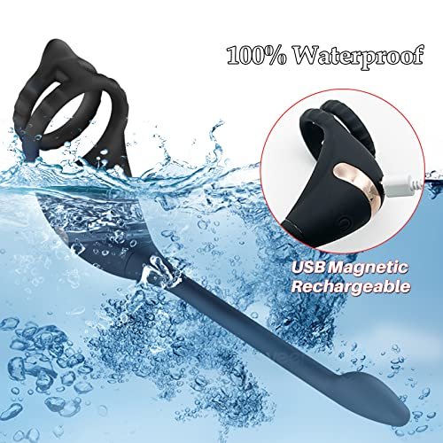 Hot Plug Anal 9 Male vibratory Prostate Massager Silicone and matel Anal butt plug