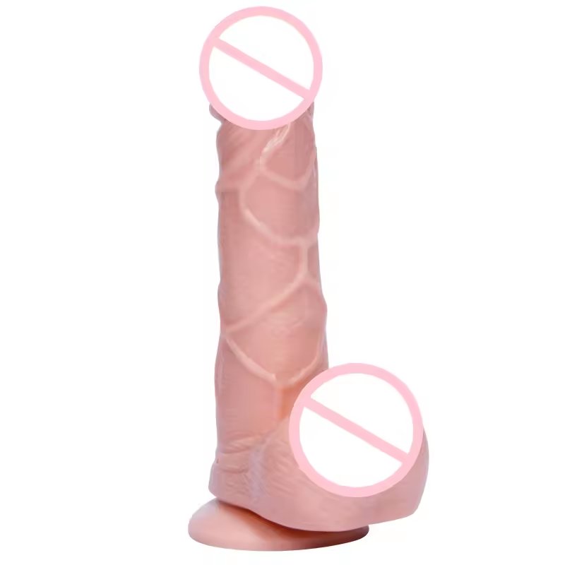 Lesbians Sex Products Soft Tpe Realistic Dildo Vagina Suction Cup Anal Butt Plug Female Massage Penis Sex Toy Dildo For Woman