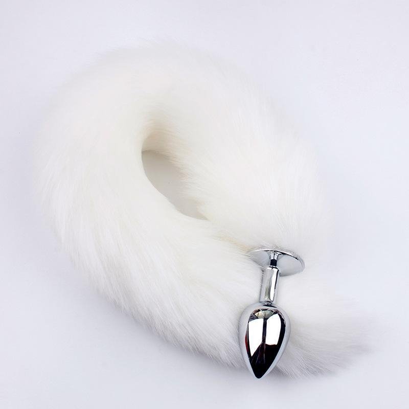 Long Fox Tail Butt Plug Animal Tail Role tickle Play Sex Toys for Men and Women Cospaly Anal sex toys Couple Flirting Tools