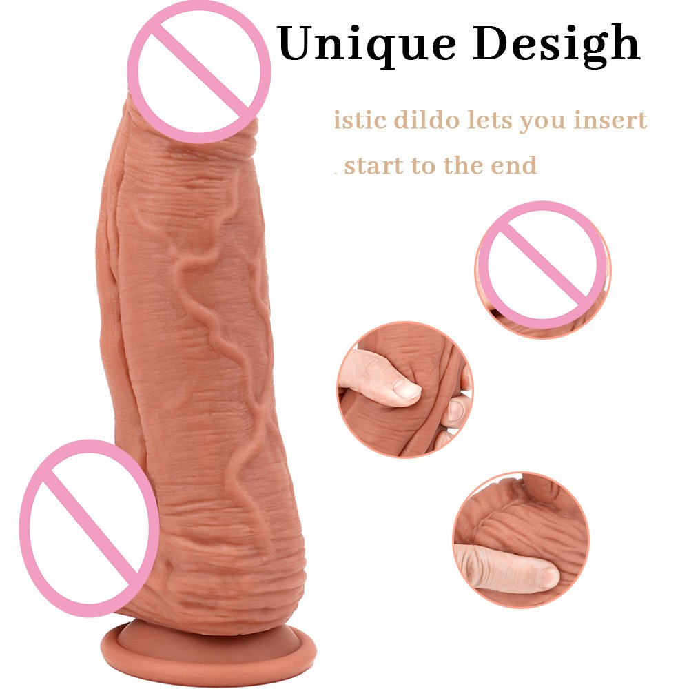 10" Monster Silicone Realistic Dildo With Dual Density Anal Plugs Suction Cup Horse Dildo Sex Toys Online Shop Artificial Penis