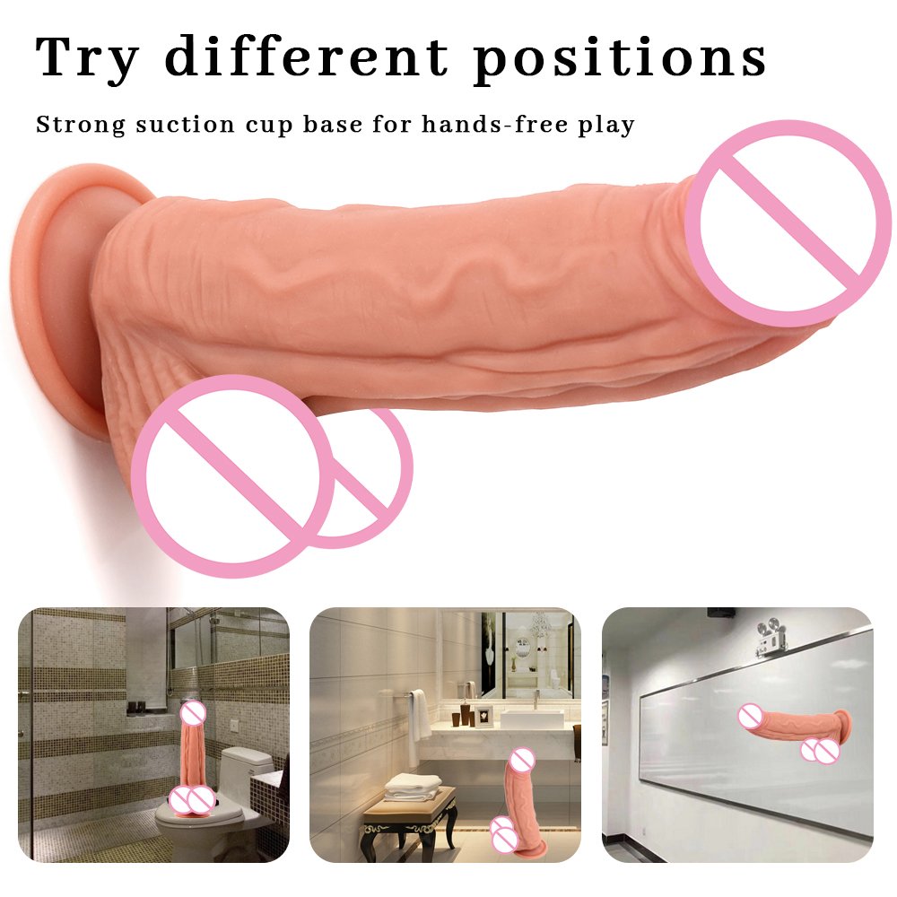 10" Monster Silicone Realistic Dildo With Dual Density Anal Plugs Suction Cup Horse Dildo Sex Toys Online Shop Artificial Penis
