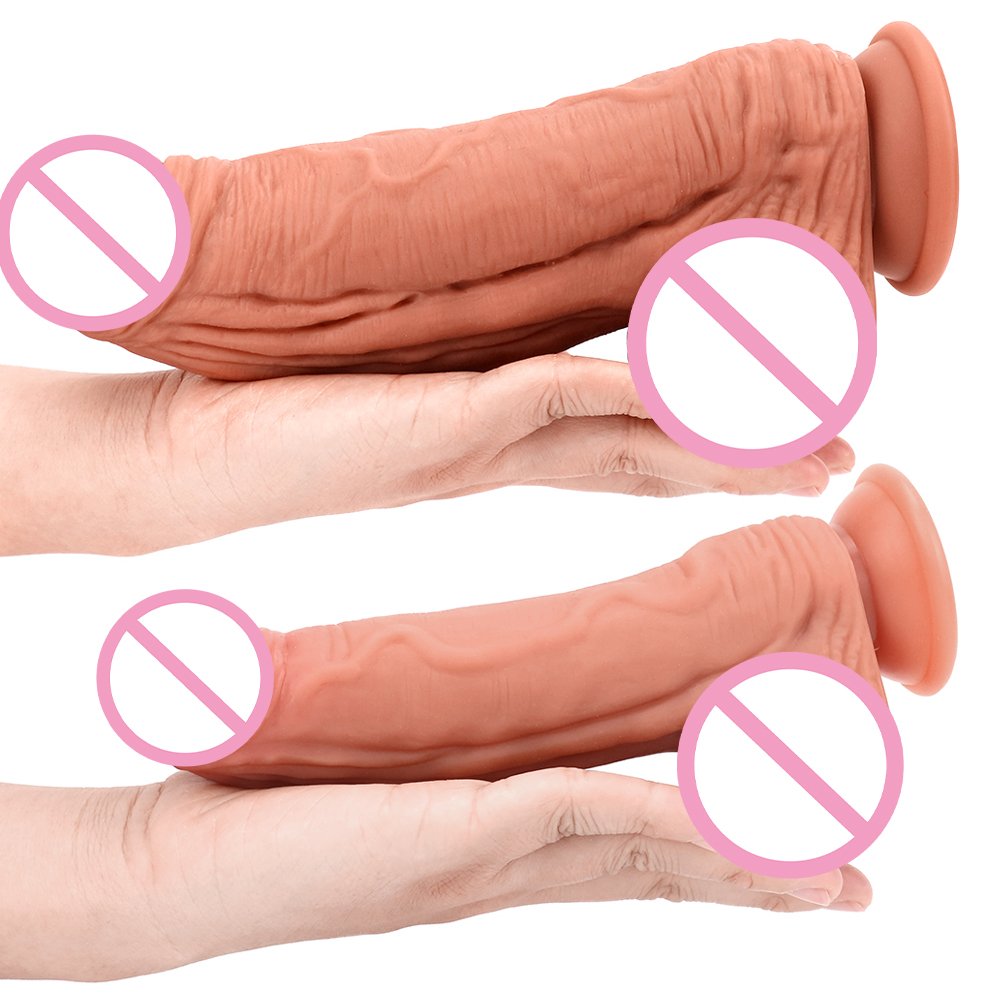 10" Monster Silicone Realistic Dildo With Dual Density Anal Plugs Suction Cup Horse Dildo Sex Toys Online Shop Artificial Penis