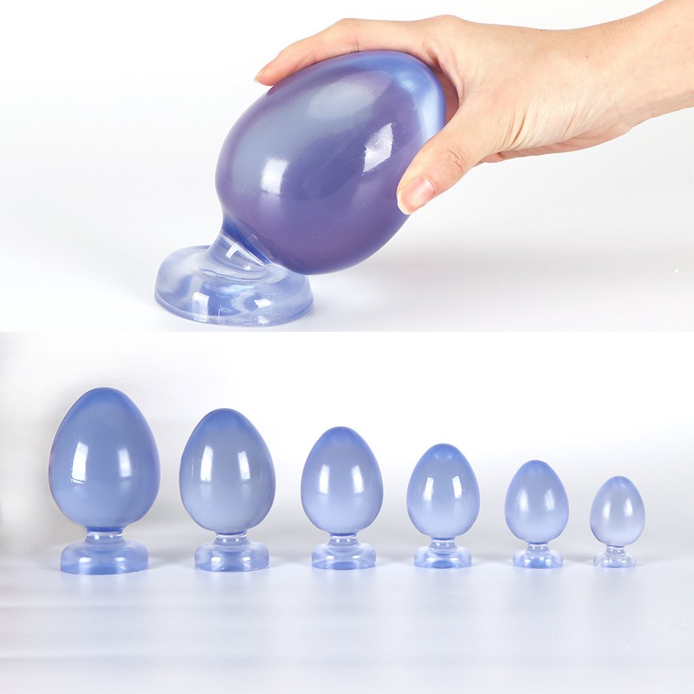 6 Sizes Large Beads Anal Plug With Suction Cups Butt Plug Anus Dilator Anal Expansion Vaginal Masturbator Men Women Sex Toys