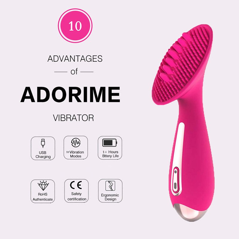 Clitoral Stimulator Ticklers Clit Stimulation Waterproof Vibrator Massager With 8 Strong Vibration Sex Toys For Women