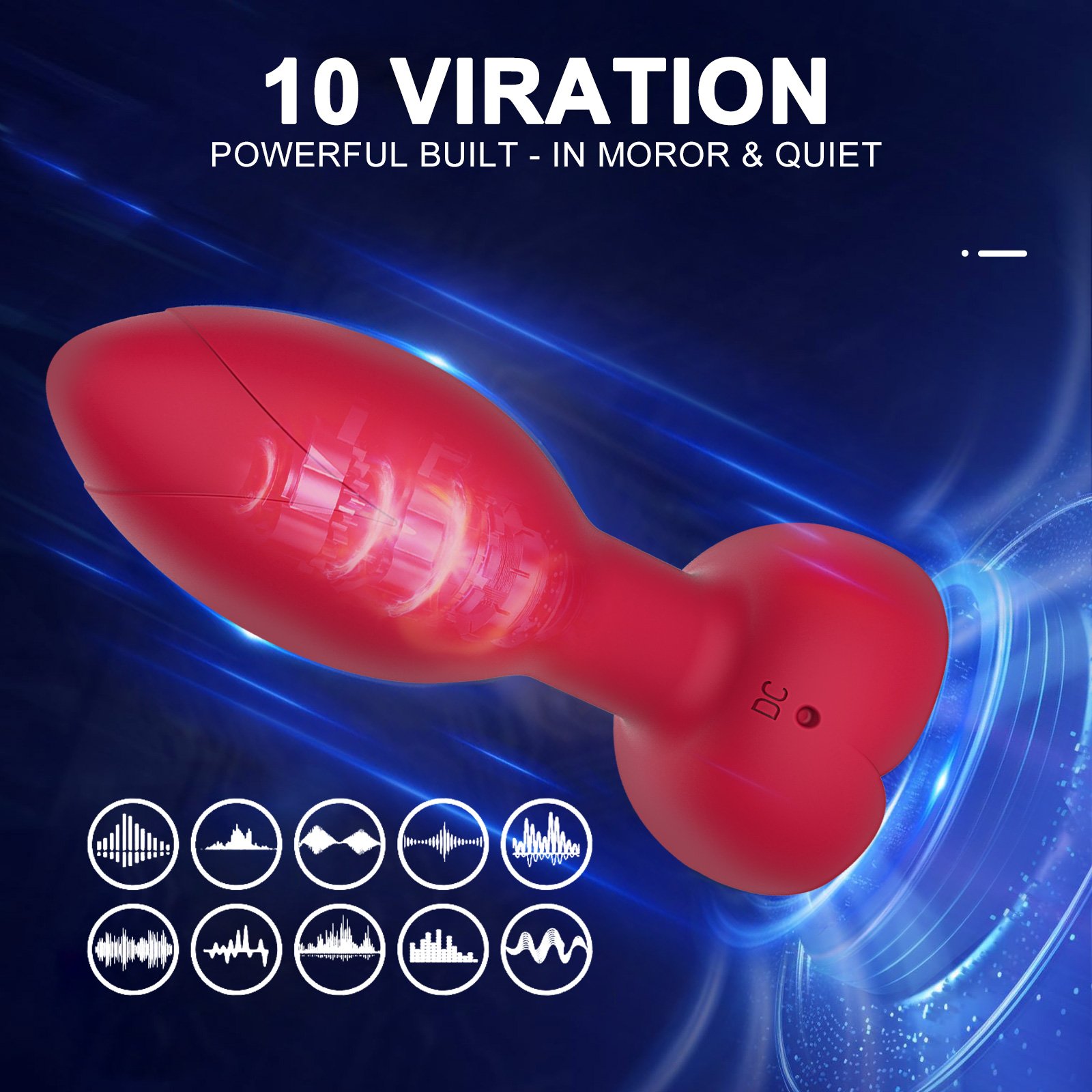 Remote control Electric Anal Plug Vibrator Adult Toys Butt Plug Vibration Wearable Anal Vibrator Sex Toy