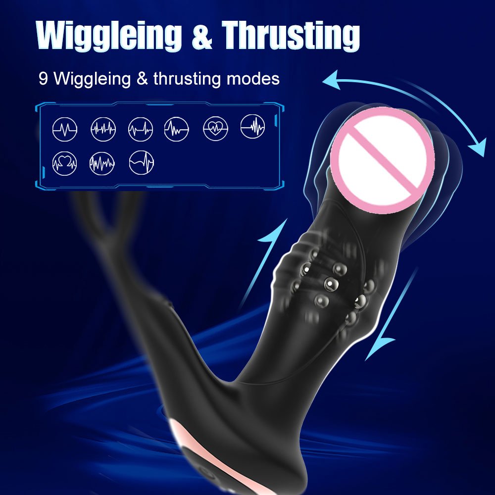 Wireless remote control Prostate Massager Thrusting Sex Toys Anal Plugs for woman Toys Vibrating Butt Plug Sex Toys For Men