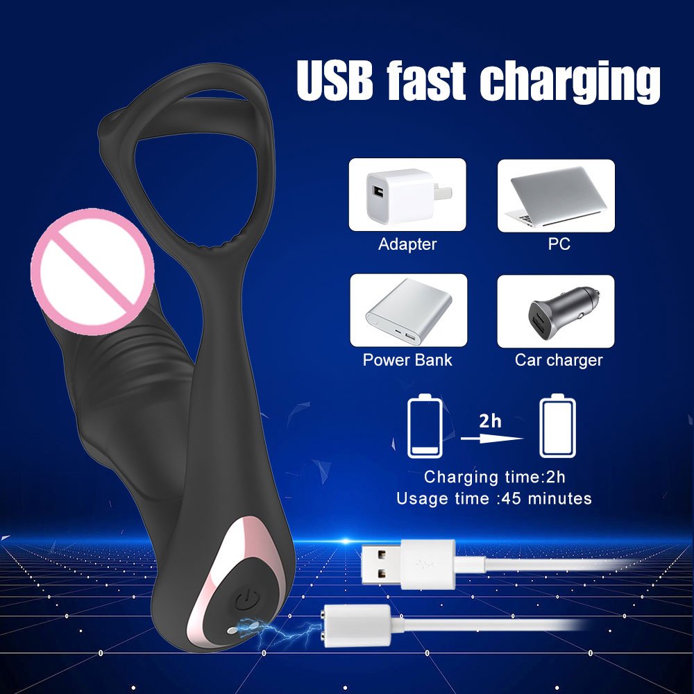 Wireless remote control Prostate Massager Thrusting Sex Toys Anal Plugs for woman Toys Vibrating Butt Plug Sex Toys For Men