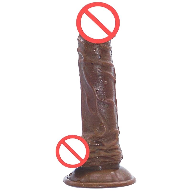 Realistic Dick Strong Suction Cup Adult Toys G-spot Sex Toys For Woman Soft Silicone Dildo 9618678282