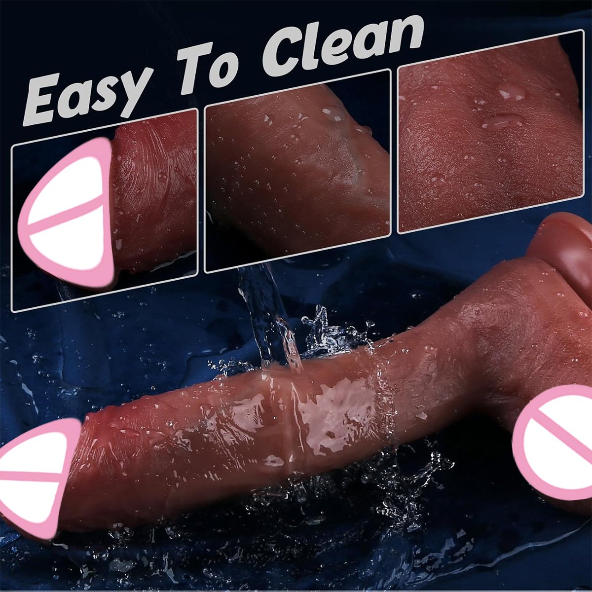 10.8 Inch Realistic Big Thick Dildo Sex Toy for Women Lifelike Soft Silicone Anal Dildo with Strong Suction Cup Penis for Vagina