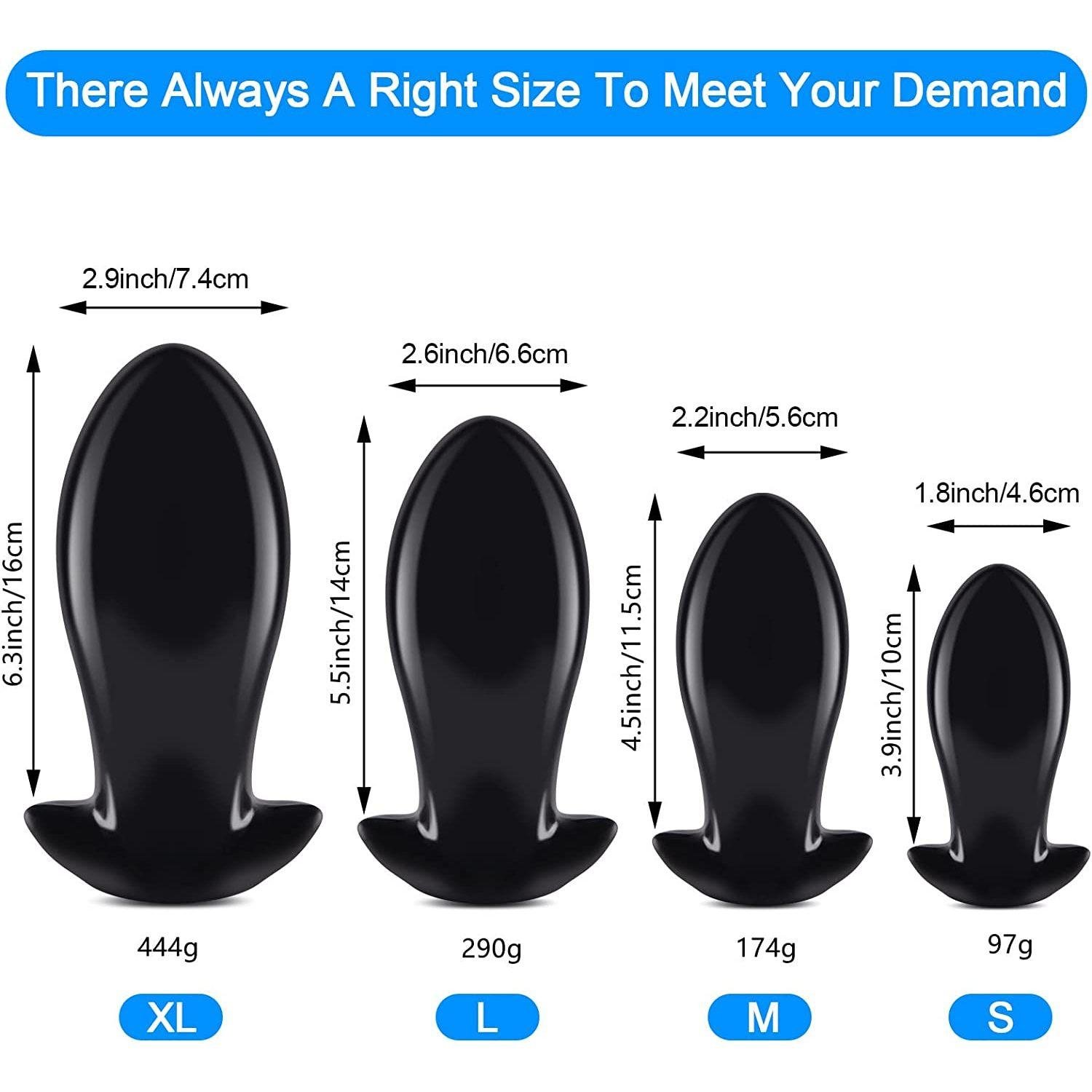 OEM/ODM Mango/Dinosaur Eggs XXL Anal Plug Set Butt Plugs Anus Dildos Intercourse Sex Toys for Men Women and Couple
