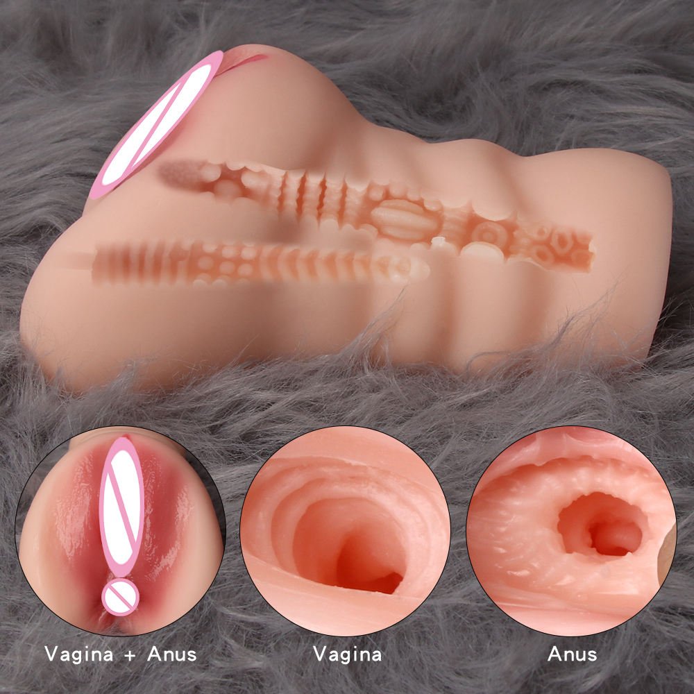 Adult Sex Toys Anal Man Masturbator Cup Realistic Pocket Pussy Vagina For Men Silicone Masturbator For Men