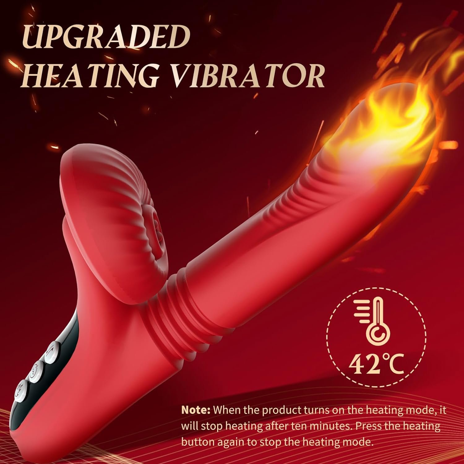 Prostate Massager Anal Vibrator Thrusting Vibrating 7 Modes with Cock Ring Anal Plug Anal Sex Toys P Spot Massager Male Sex Toys
