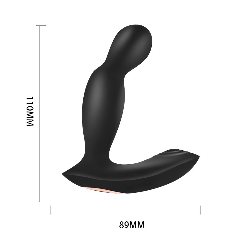 Hot Selling 2 in 1 Thrusting Dildo Vibrator Anal Sex Toys Male Prostate Massager Woman Butt Plug Vibrator with Remote Control