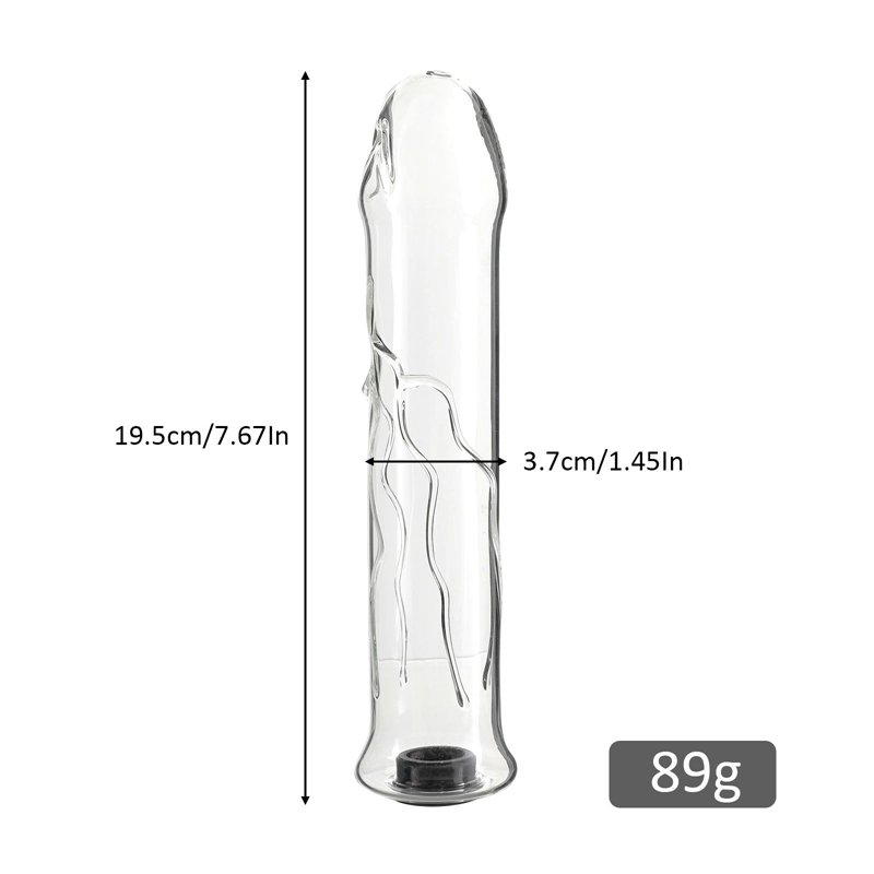 Transparent Dildo Crystal Water Filled Hollow Glass Pussy Dildo Anal Butt Plug Anus Sex Toys For Couple Man Women Lesbian
