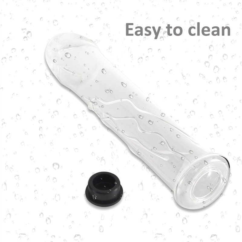 Transparent Dildo Crystal Water Filled Hollow Glass Pussy Dildo Anal Butt Plug Anus Sex Toys For Couple Man Women Lesbian
