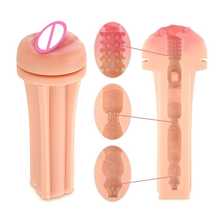 Real Feeling Super Pocket Pussy Male Masturbation Cup Anal Realistic Artificial Vagina Sex Toys For Male