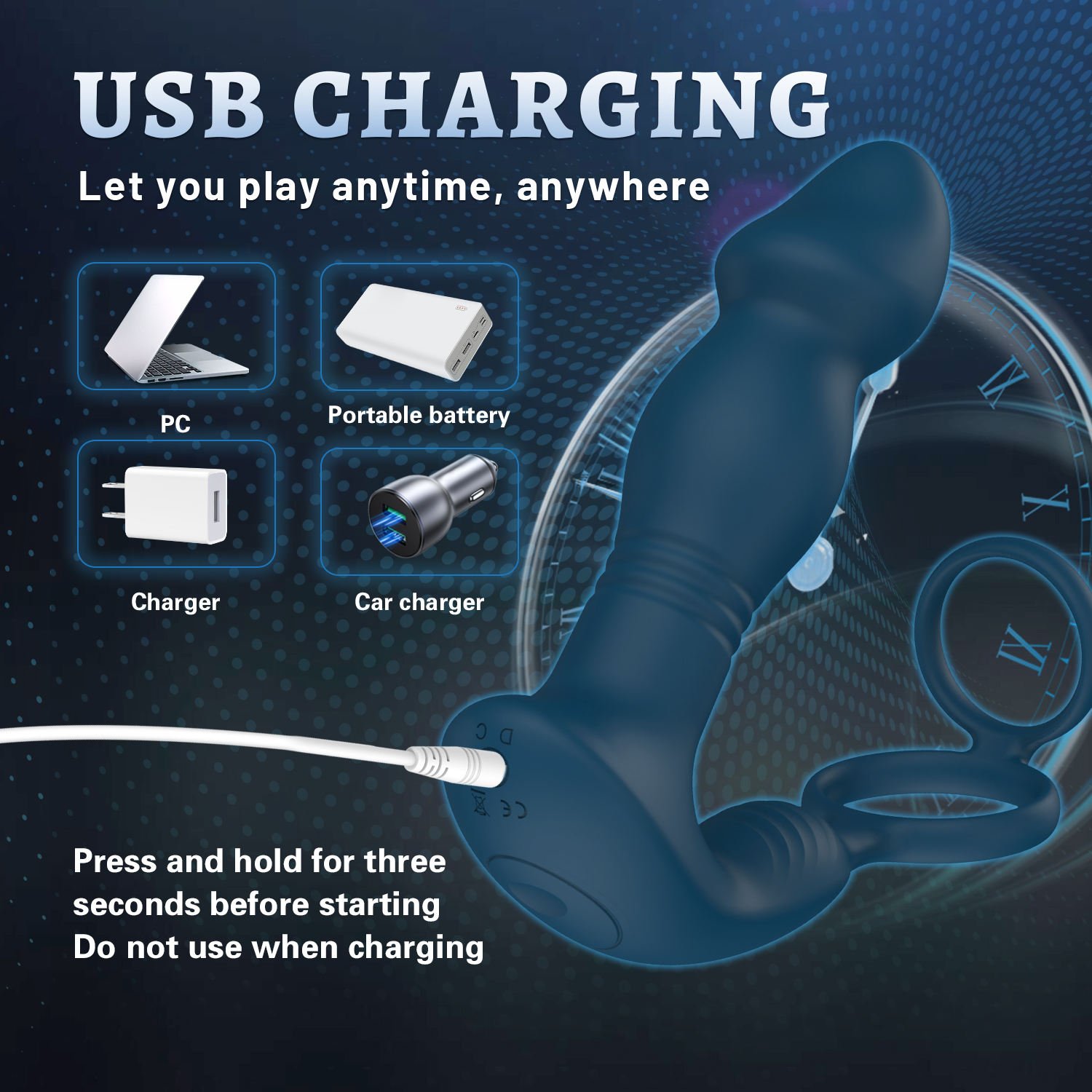 hot selling plug anal 9 patterns vibrating prostate massager for men silicone and matel anal butt plug anillo vibrador