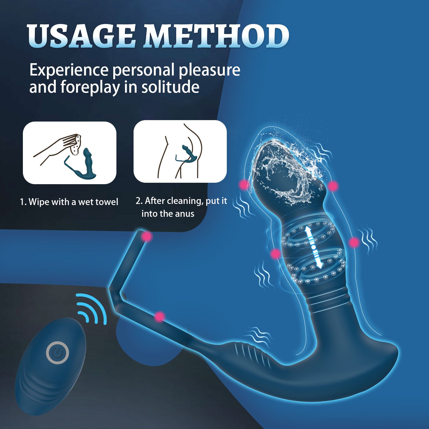 hot selling plug anal 9 patterns vibrating prostate massager for men silicone and matel anal butt plug anillo vibrador