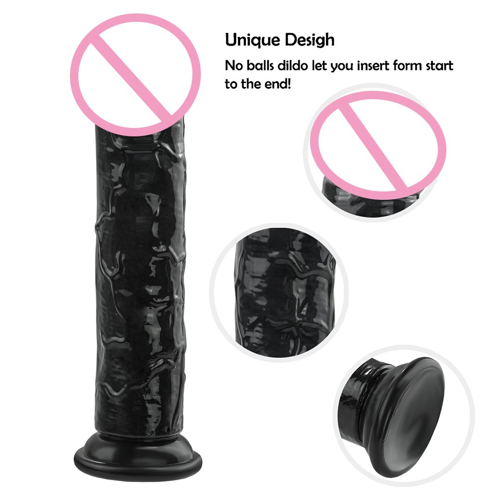 Jelly Dildo Artificial Huge Penis Dick Female Masturbator Soft Realistic Dildo Anal Plug Sex Toys