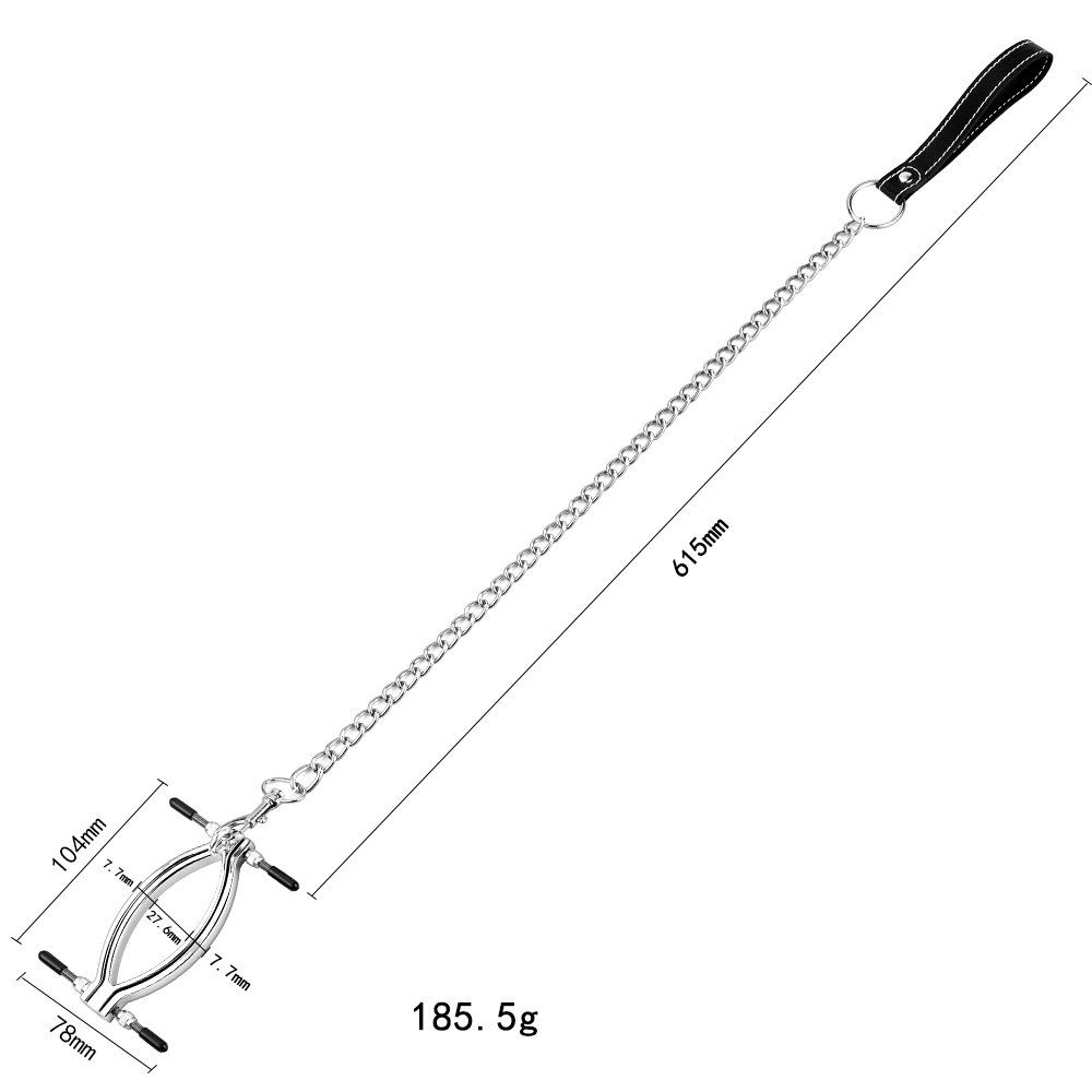 Women's Metal Silicone Clitoris Clamp for G-Spot Stimulation Vagina Speculum Massager Anal Play Sexual Juguetes Sex Toys SM
