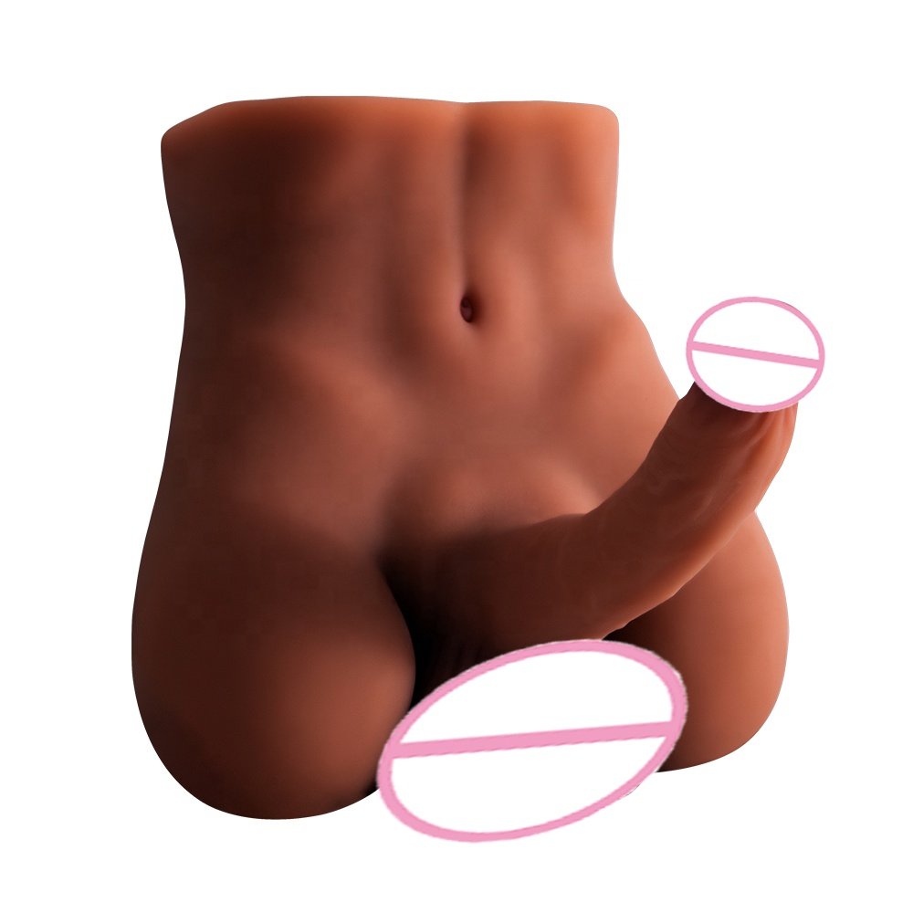 Wholesale Brown Gay Masturbators TPE Anal Huge Realistic Big Dildos Ass Doll For Women Lifelike Penis Adult Sex Toys