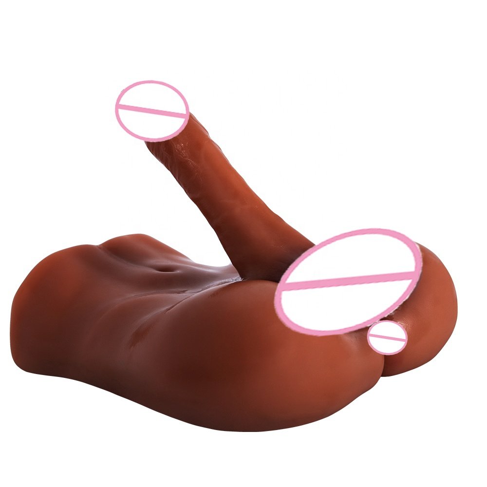 Wholesale Brown Gay Masturbators TPE Anal Huge Realistic Big Dildos Ass Doll For Women Lifelike Penis Adult Sex Toys