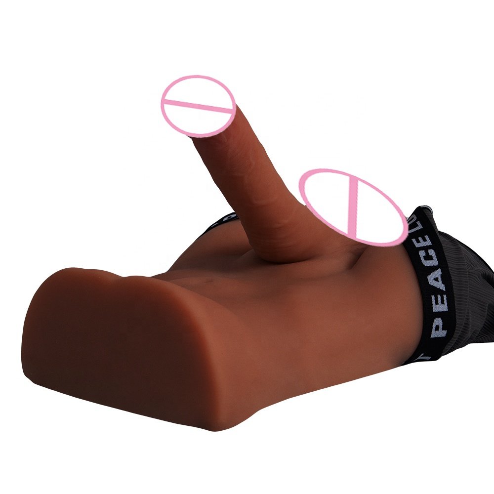 Wholesale Brown Gay Masturbators TPE Anal Huge Realistic Big Dildos Ass Doll For Women Lifelike Penis Adult Sex Toys