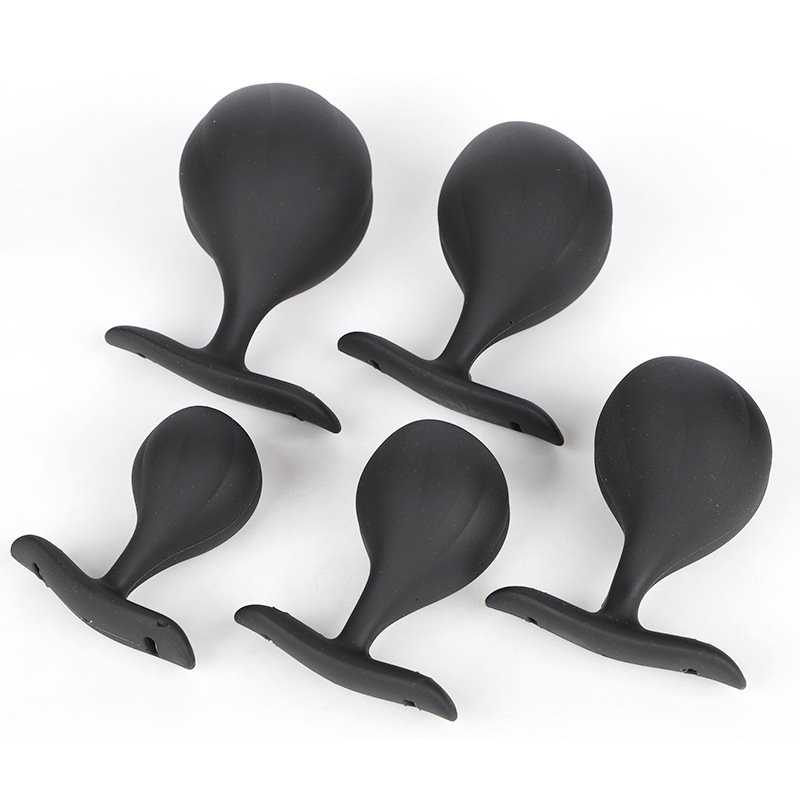 Large Melon Shape Silicone Plug Kegel Exercises Butt Plug Wearable Sports Anal Plug Big Soft Sex Toys