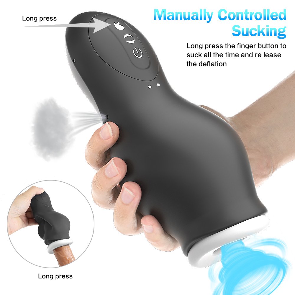 LOVE a Adult sex toy wholesale shop is selling Masturbation cup with 7 vibrations and 3 sucks for strong men
