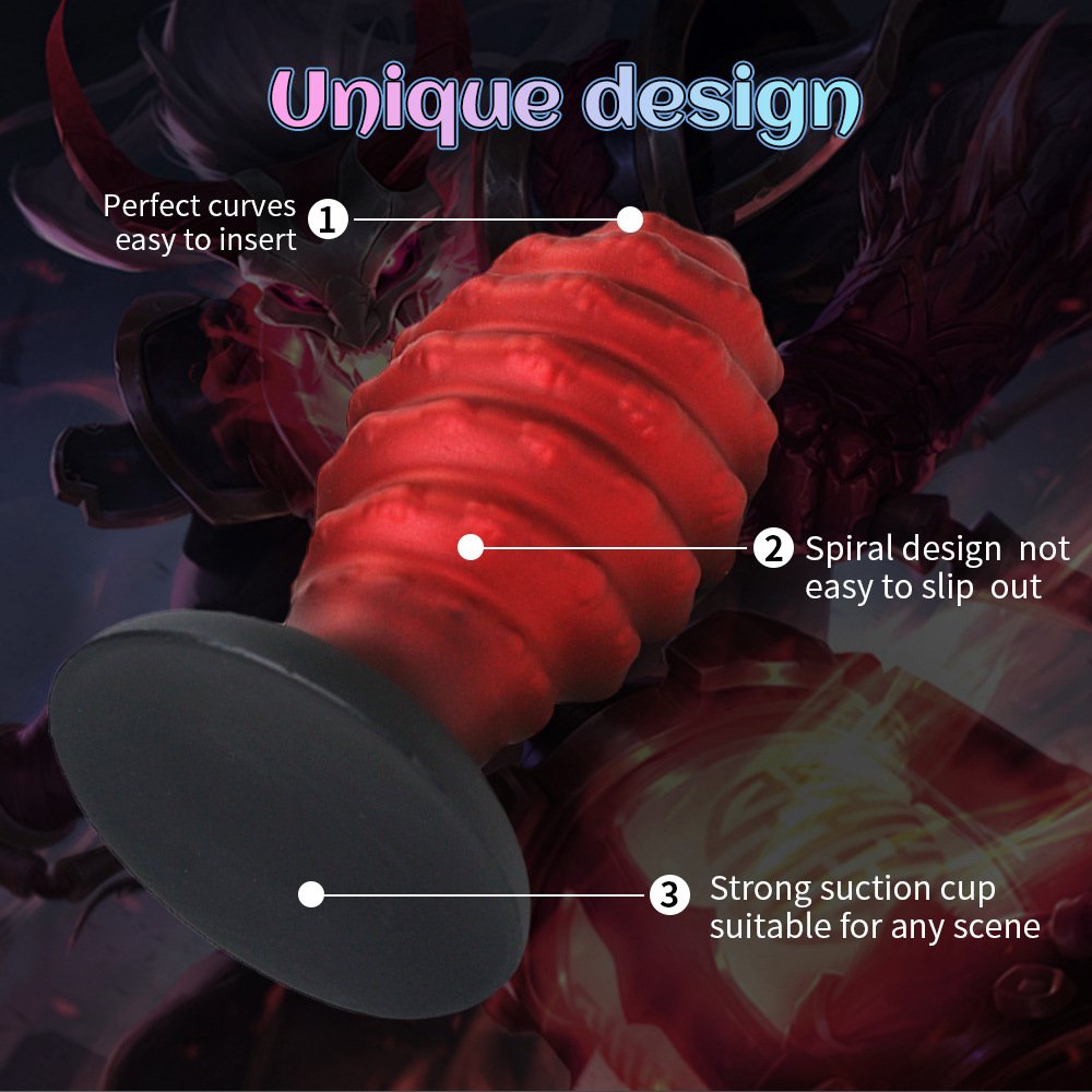 Classic Spiral Shaped Silicone Masturbation Device Foreign Trade Explosive Male Female Anal Plug Butt Vibrator Individual Use