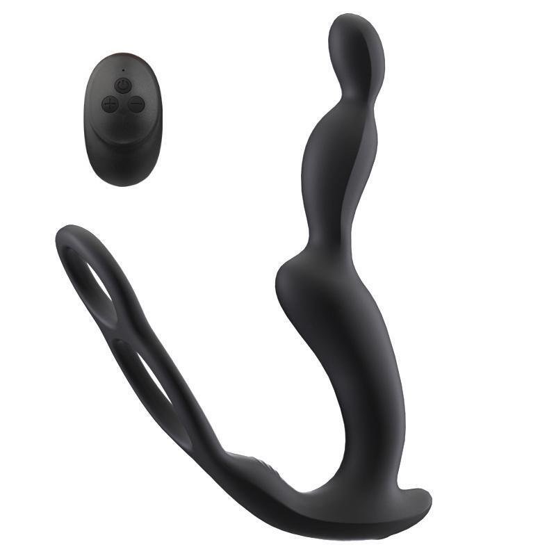 Cock Ring Prostate Massager Anal Beads Vibrator