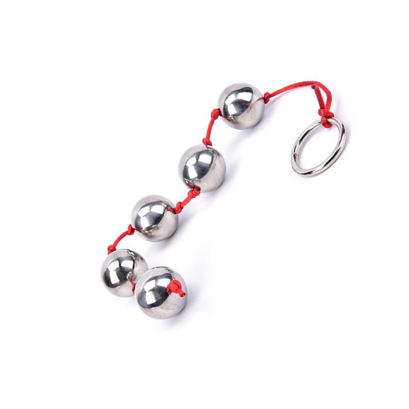 Anal Sex Toys Stainless Steel Anal Beads Anal Balls Chain Metal G Spot Stimulation