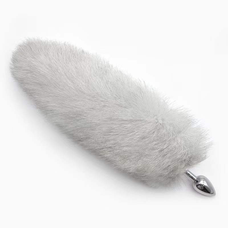 High quality natural real fox hair animal hair wholesale anal plug tail fun tail