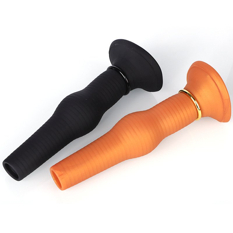 Fantasy Pump-up Luminous Silicone Ovipositor Dildo Laying Egg Air Push Inflatable Anal Plug for Vagina Anal Sex Toys