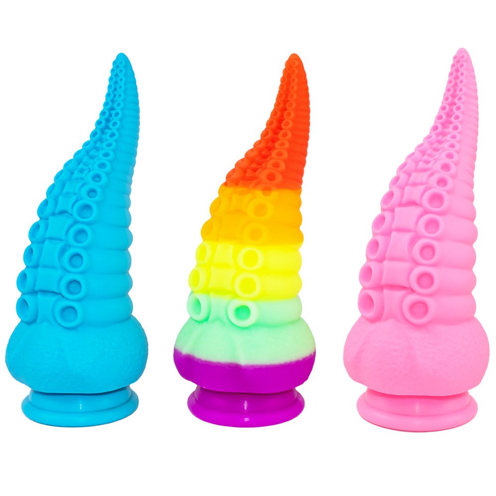 Anal Dilators Massager Colored Strange Shape Feminine Erotic Anal Plug Stimulation Vaginal Anal Masturbator Dildo Sex Toys