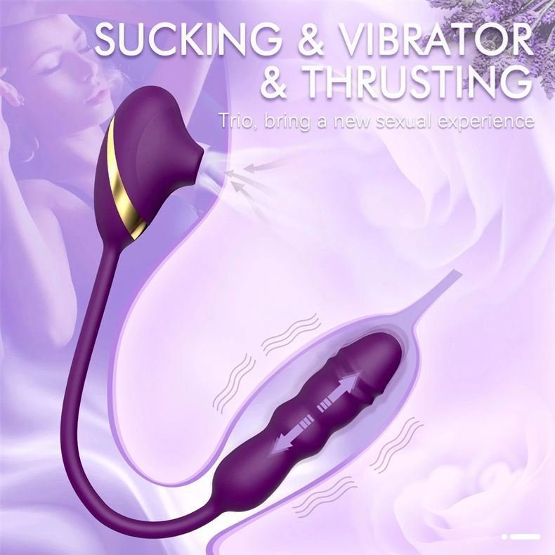 Masturbation Anal Insertion Vibrator For Couple 3 In 1 Penis Ring Mooligirl Rose Sex Toys Dildo Female Prostate Massager Battery