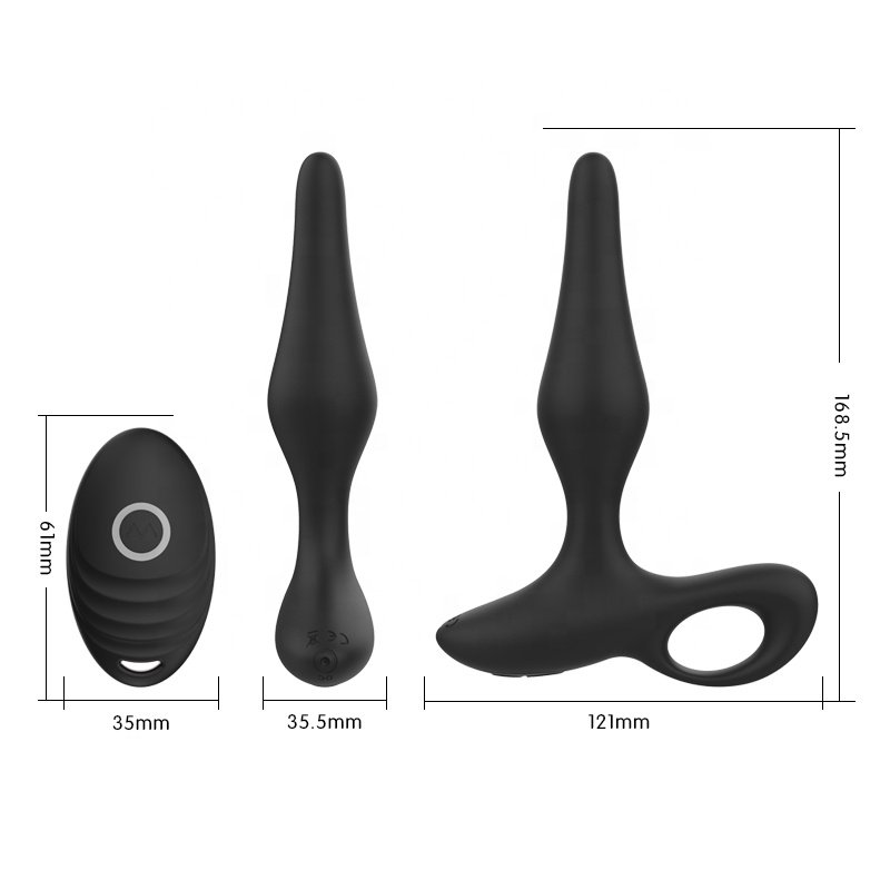 Y LOVE rechargeable remote anal prostate massager vibrator vibrating butt plug anal beads for women men