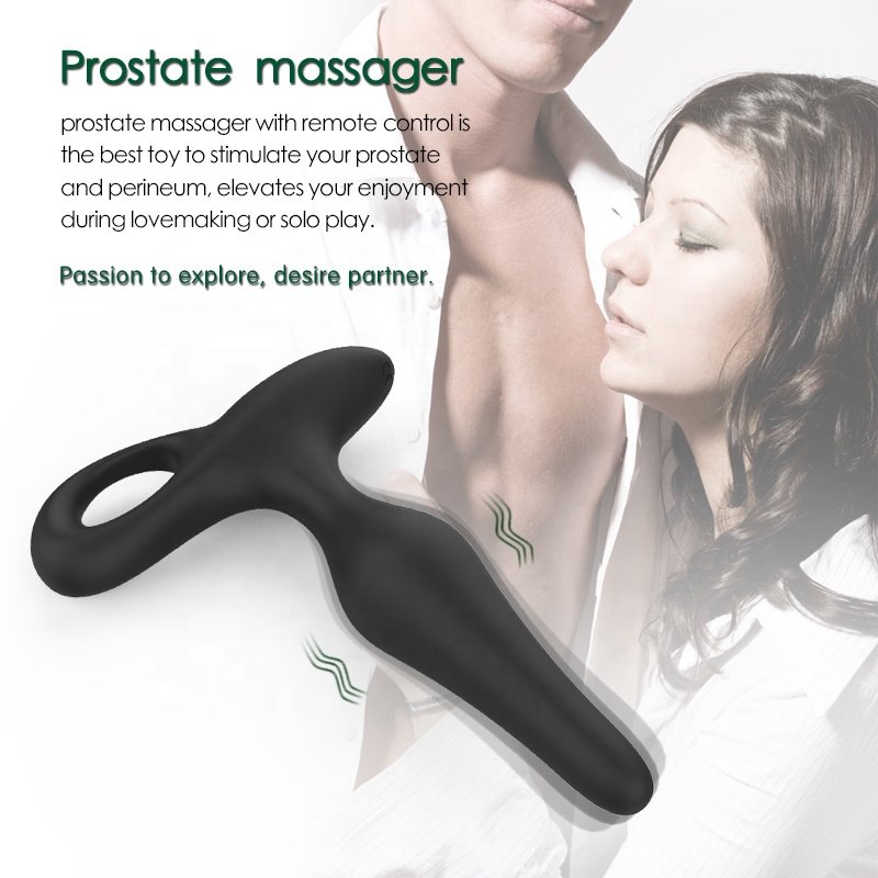 Y LOVE rechargeable remote anal prostate massager vibrator vibrating butt plug anal beads for women men