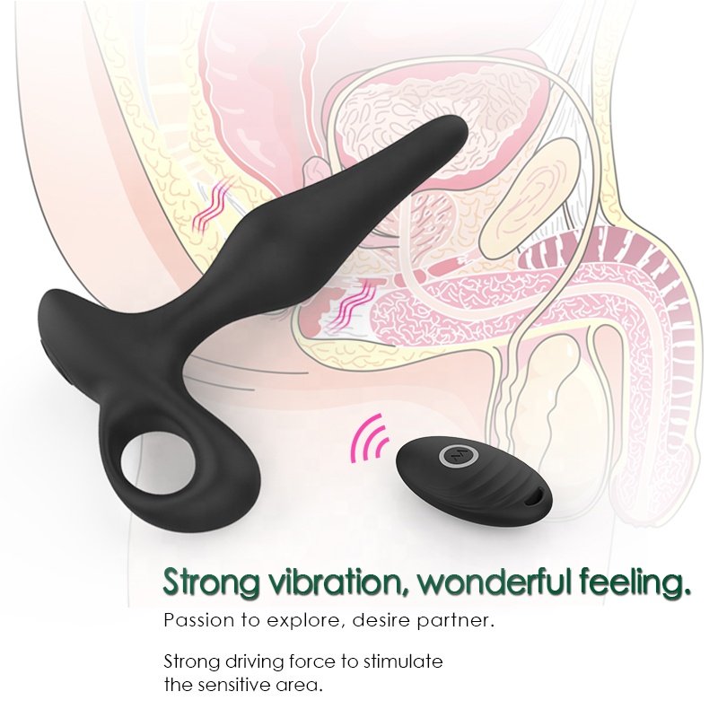 Y LOVE rechargeable remote anal prostate massager vibrator vibrating butt plug anal beads for women men