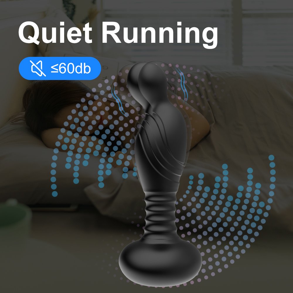 Hot selling silicone portable anal plug button vibrating magnetic charging adult sex anal products male prostate massager