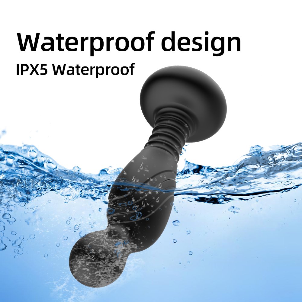 Hot selling silicone portable anal plug button vibrating magnetic charging adult sex anal products male prostate massager