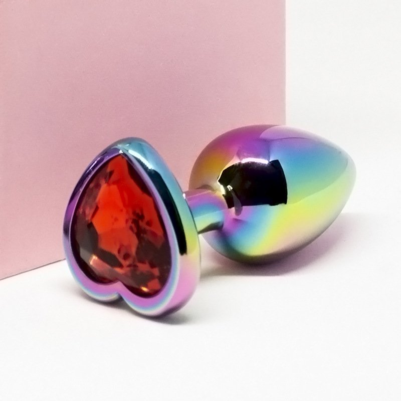 Best-Selling Aluminium Alloy Anal Butt Plug with Crystal Jewelry Pleasure and Comfort Anal Sex Toys