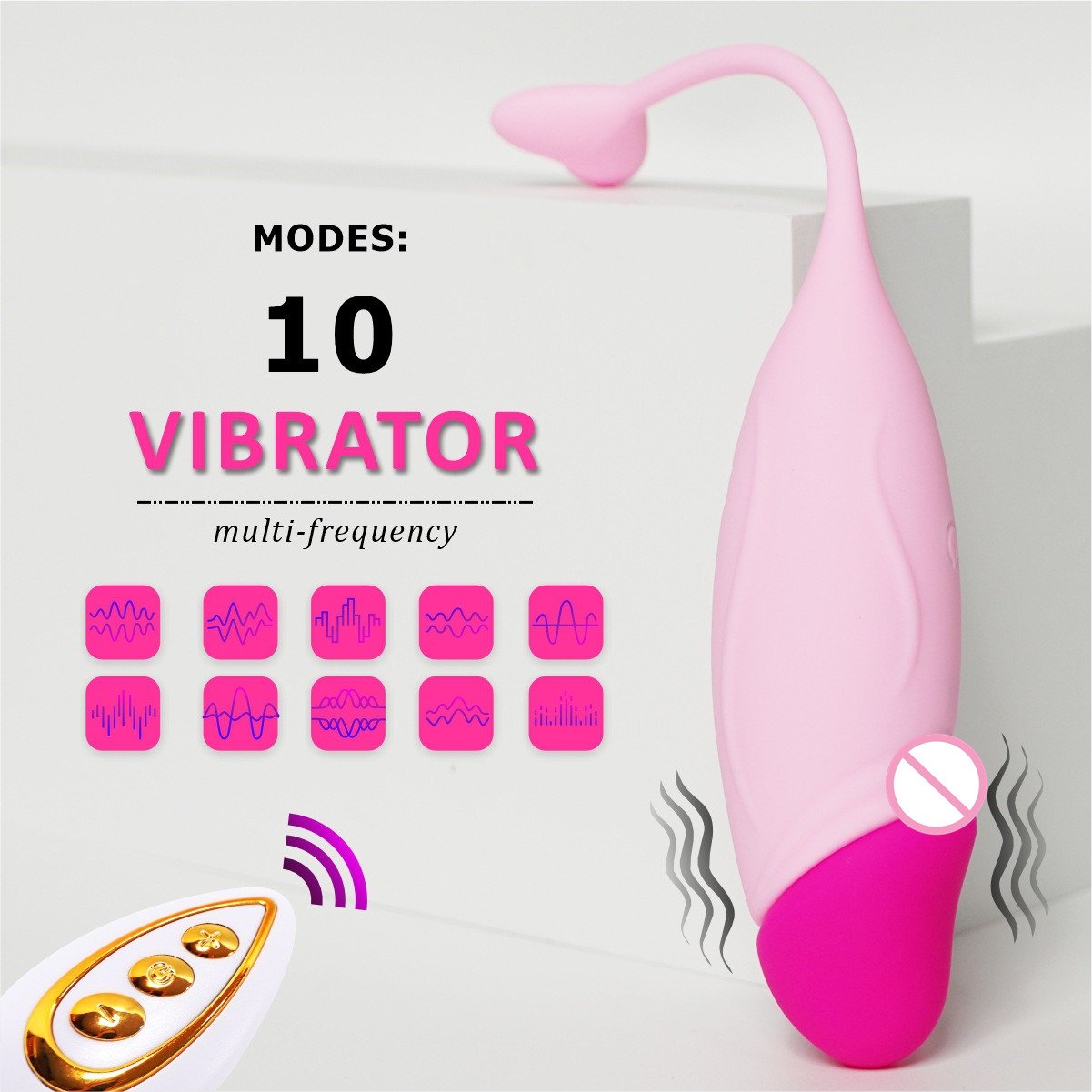Two-color long distance APP remote control vibration jumping egg sex toys female masturbation dildo anal plug vibrator