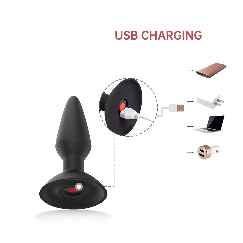 waterproof rechargeable Anal Plug Male Masturbator Butt Plug Adult Sex Toys for Men Women Massager Vibrator Erotic Sex Toys