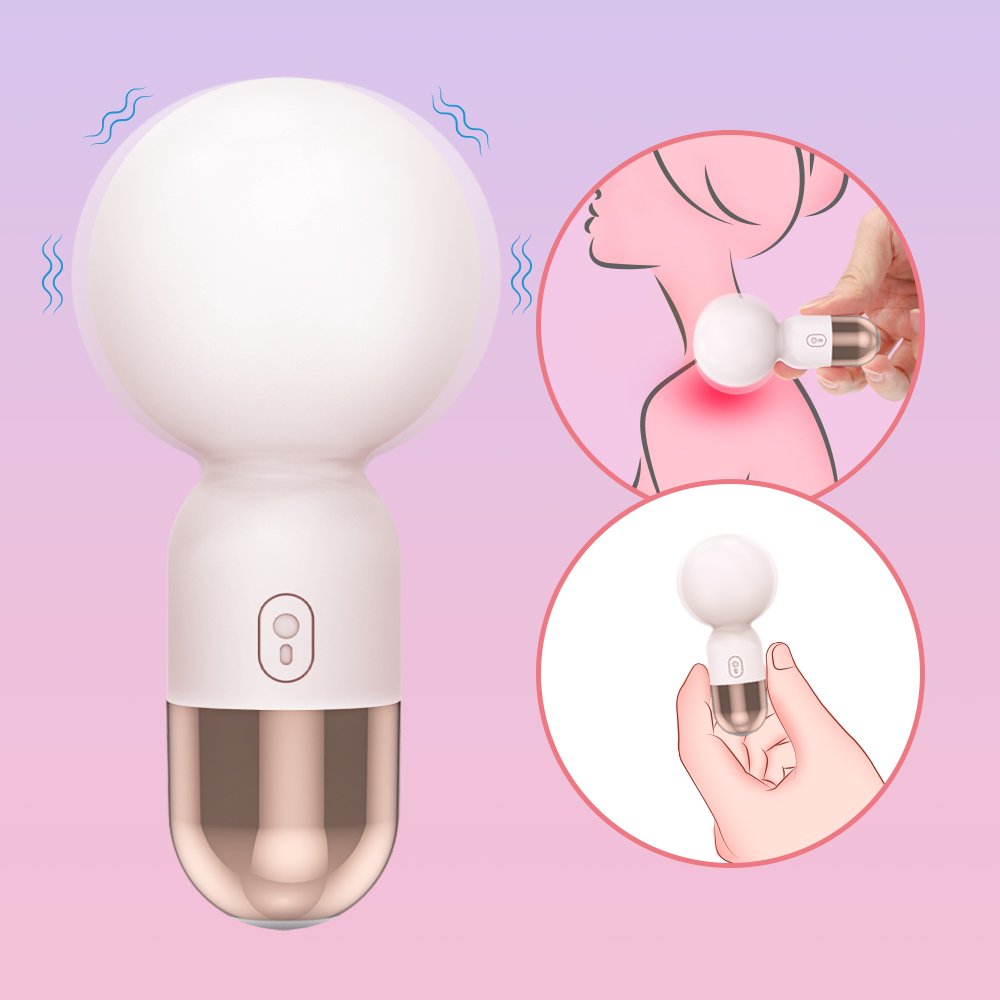 S-HANDE Mini Av Wand Massager Clitoris Breast Vibrator sex toy Personal Neck Shoulder Back Body Xxx VidoesMassage