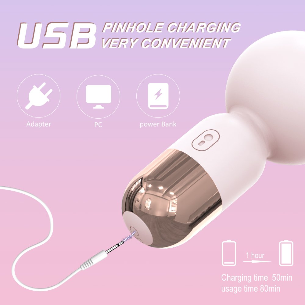 S-HANDE Mini Av Wand Massager Clitoris Breast Vibrator sex toy Personal Neck Shoulder Back Body Xxx VidoesMassage