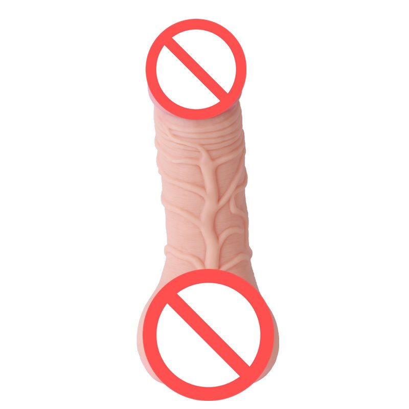 TPE new design usual look sex toy duel-purpose dildo realistic penis for women and men