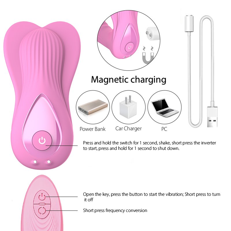 Wearable wireless remote clitoris stimulator vibrator vibrating panties anal plug adult sex toys for men/male